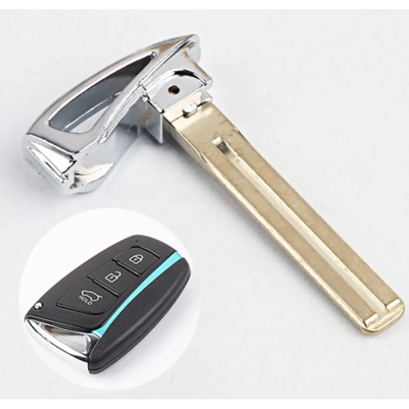 5PCS Smart Proximity Uncut Insert Emergency Car Key Blade for Hyundai Genesis Santa Fe Equus Azera Sonata Elantra ix35 ix45 | Автомобили и