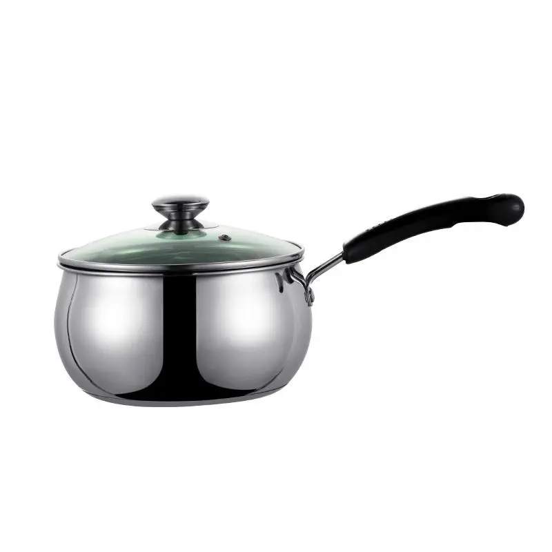 Stainless Steel Milk Pot Thickening Household Soup Non-stick Cooking Porridge Hot Induction Cooker Gas Stove | Дом и сад