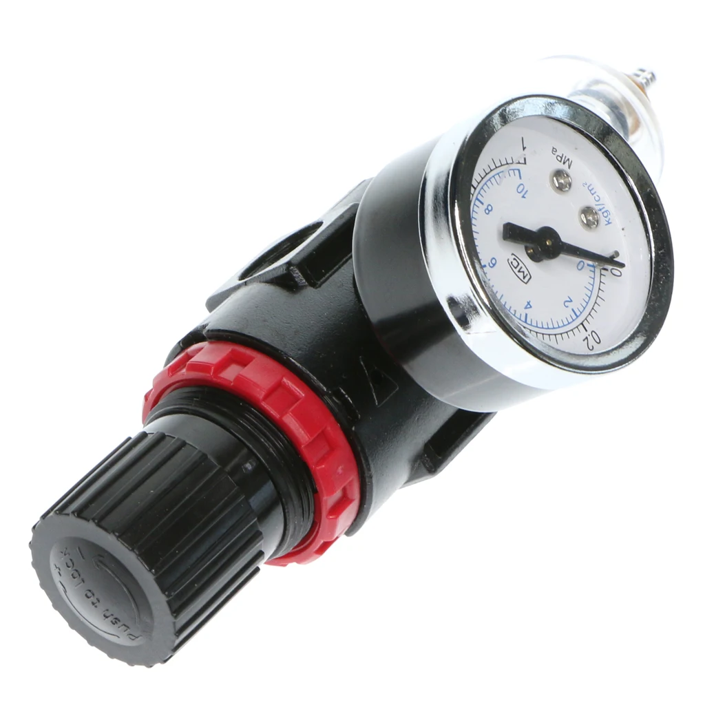 Air Pressure Regulator Oil Water Separator Trap Filter Airbrush Compressor