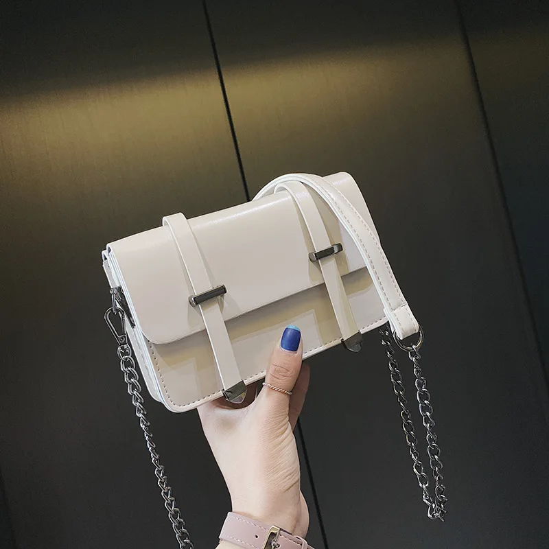 

New Arrival Bag 2020 Summer New Style WOMEN'S Bag Simple Versatile Korean-style Candy-Colored School Bag Chain Shoulder Bag