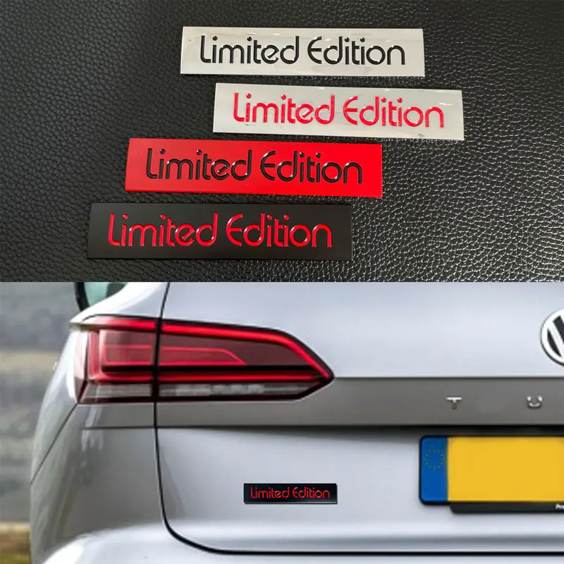 3D Metal Limited Edition Emblem Badge Posteriore Tronco Adesivo Per Auto Per Audi Bmw Ford Peugeot Toyota Chevrolet Hyundai Accessori