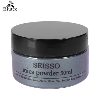 

BIUTEE 50g Mica Powder 9 Colors Cosmetic Grade Resin Powder Nail Glitter Powder For DIY Slime Pigments Tumblers Lip Gloss Soap