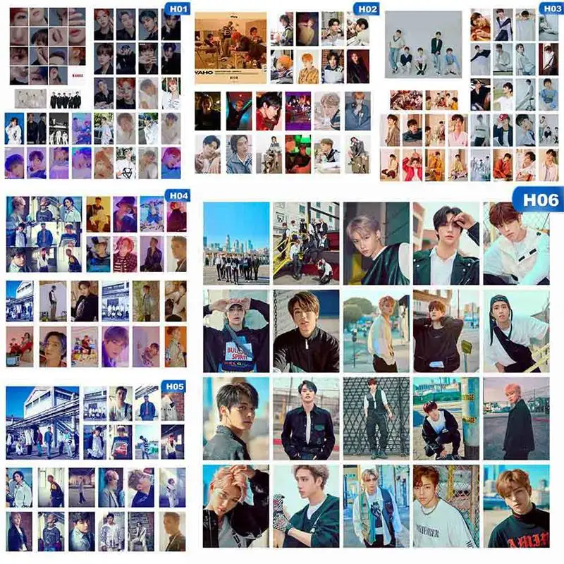 Новинка 30 шт./компл. KPOP SUPER JUNIOR NUEST N.Flying AB6IX альбом Фотокарточка ПВХ открытки