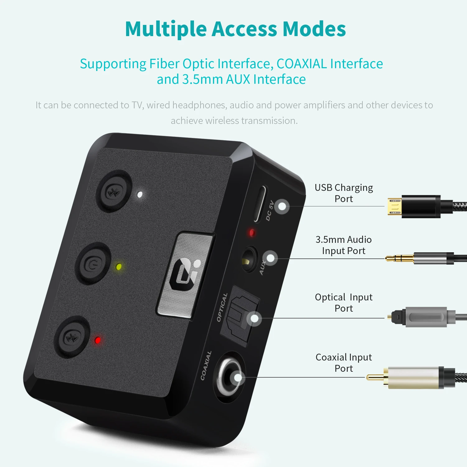 Оптический Bluetooth передатчик для телевизора aptX низкая задержка Dual Link Беспроводной аудио адаптер для наушников/динамиков MR275