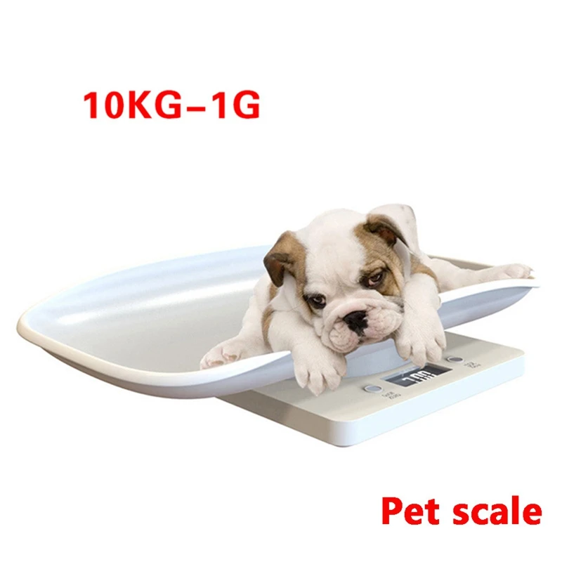 Plastic Electronic Digital Baby Pet Scale Hd Lcd Display Measure Tool Infant Baby Pet Body Weighing Accurately 1G-10Kg