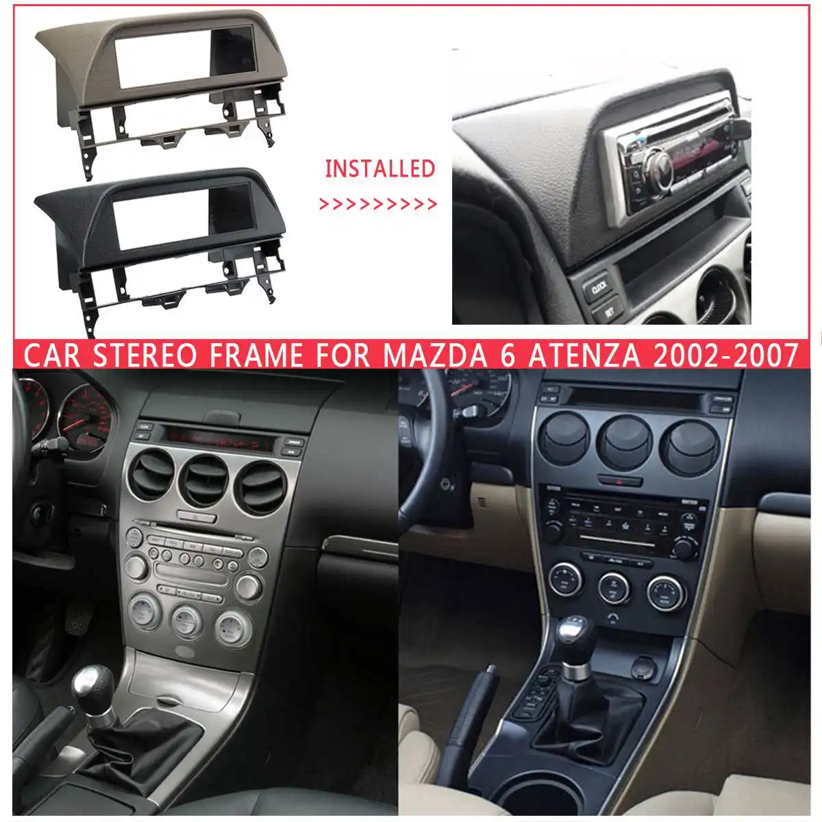 1DIN Mobil Radio Fasia 2002 2007 untuk 