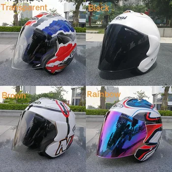 

Motorcycle helmet Anti-UV PC visor Lens for Arai open safe full face helmet visor mirror Lens