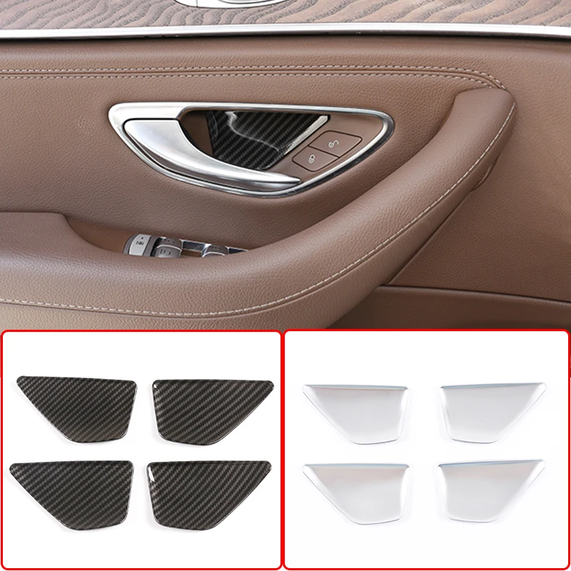

Car Styling Accessories Door Bowl Handle Cover Trim Interior Stickers Case For Mercedes Benz C Class W205 15-20 E GLC W213 X243