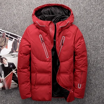 

2019 Men's Winter down jacket waterproof thick windbreakers white duck down jacket men warm winter men's parka coat down jackets