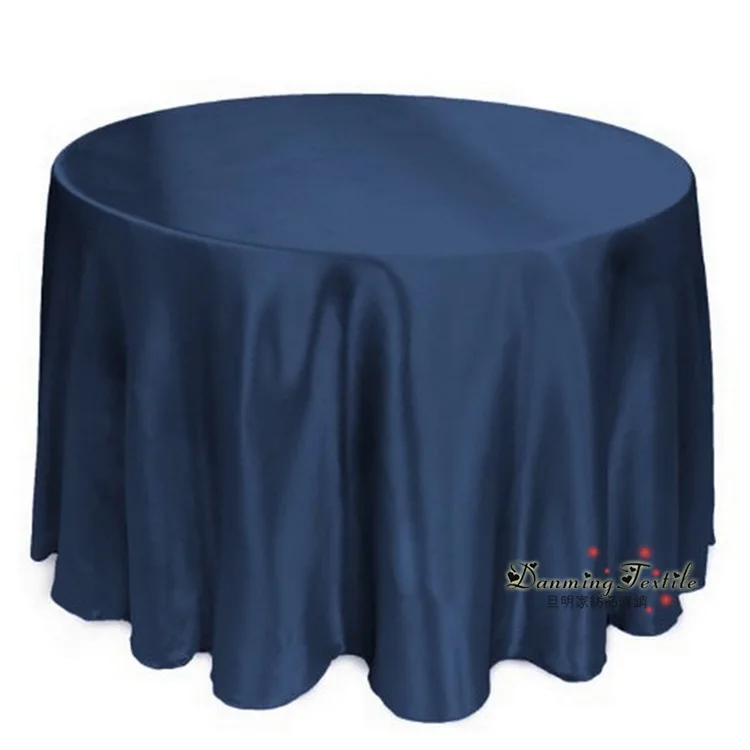 Manufacturers Direct Selling European Style Satin Table Cloth Hotel Wedding Banquet Decoration Table Cloth Satin Silk Fabrics Sq