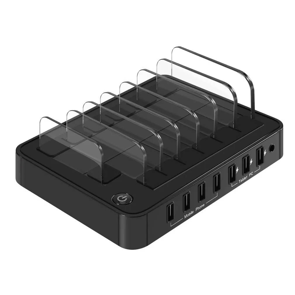 60 Вт 7 порт usb type C зарядная станция адаптер для телефонов