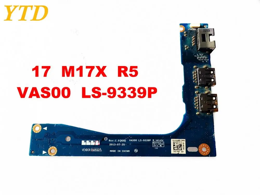 Для Dell 17 M17X R5 Плата USB 17 M17X R5 VAS00 LS-9339P испытанное хорошее