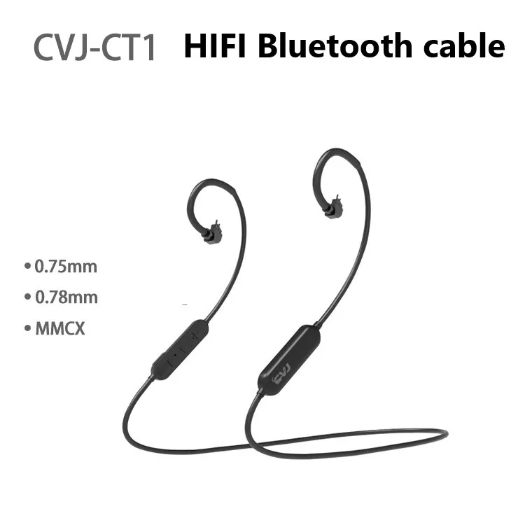 

New Bluetooth Cable 0.78mm 0.75mm Wireless Bluetooth Headphone Cable Mmcx Neck Hanging HiFi Upgrate Cable for Wireless Headphone