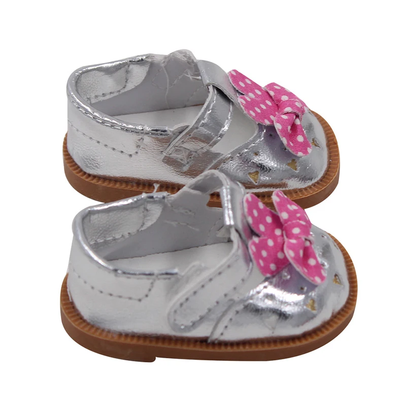 Doll Accessories 15 Styles 7 Cm Kitty Electric Embroidery Loving Heart Shoes For 43 Cm New Baby Born Doll&1/3 Blyth Bdj Toys 5