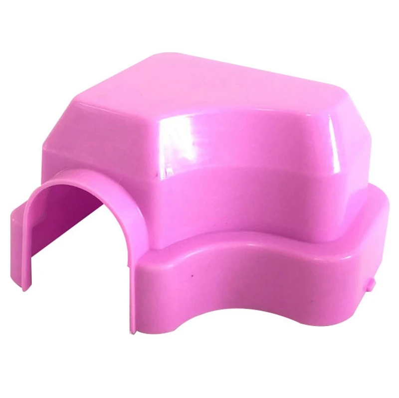 Plastic Mini Hamster House Bed Small Animal Hideout Hamster Habitat Hamster Cages Nest Shelter Small House For Cage Pet Supplies - Image 3