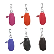 Чехол-кошелек из натуральной коровьей кожи для автомобильного ключа, держатель для автомобильного переключателя, сумка для мужчин и женщин