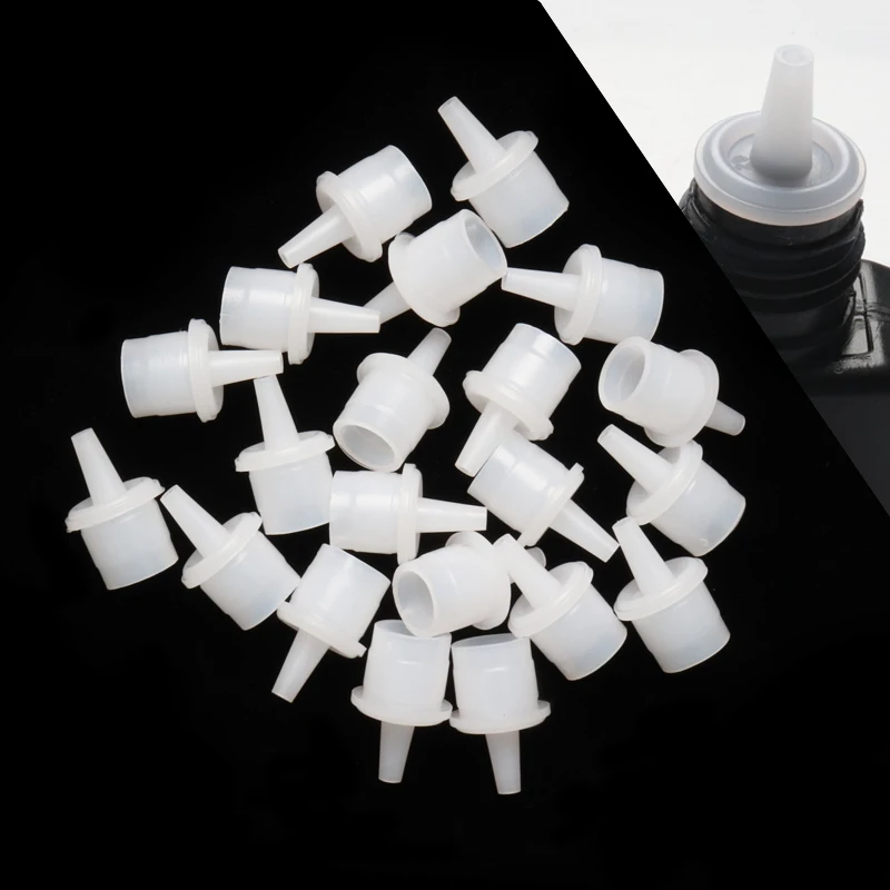 100 Pcs Eyelash Glue Bottles Replacement Cover Individual False
