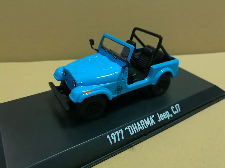 Бутик из сплава с зеленсветильник 1:43 1977 J eep CJ7 игрушки для детей детские модель