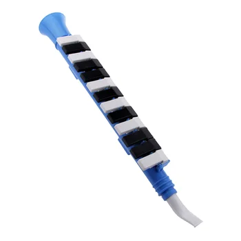 

Plastic Blue 13 Key Piano Melodica Students Children Educational Instruments
