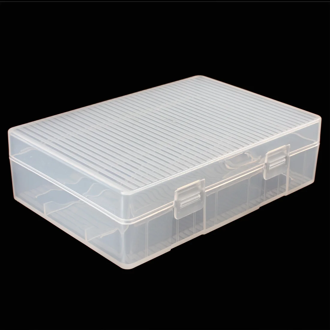 

Portable Hard Plastic Case Holder Storage Box for 4x26650 Batteries