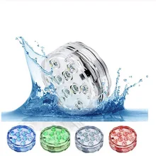 Swimming-Pool-Lights Battery Dive-Light Remote-Control Leds with RGB Durable Led-Bulb