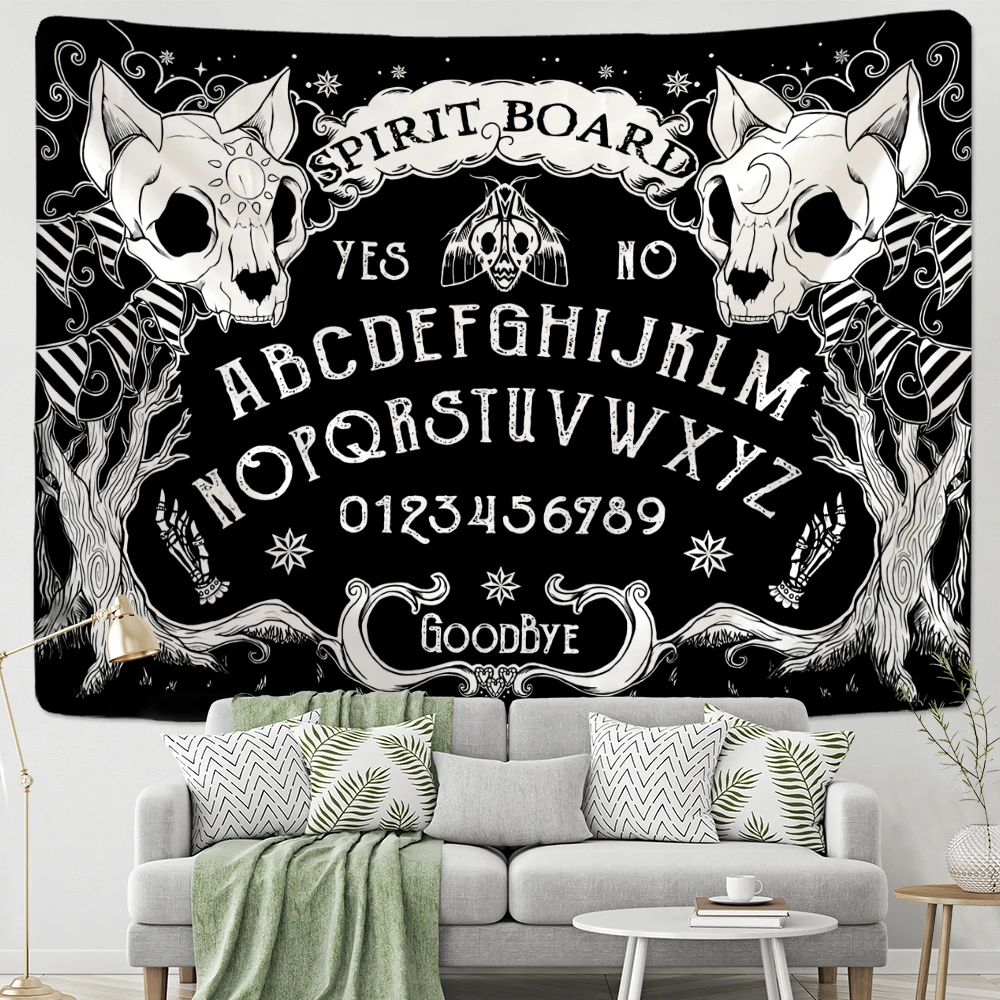 Cat Mysterious Divination Witchcraft Tapestry Wall Hanging Home Decor