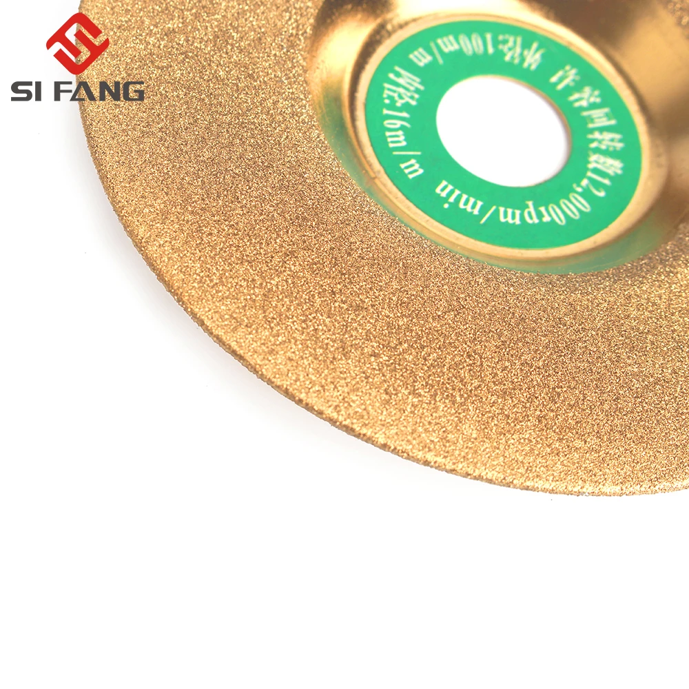 4 дюйма Алмазное покрытие шлифовальный диск угловый шлифовальный станок для металлическое колесо-Кресало абразивные инструменты 100 мм* 16 мм