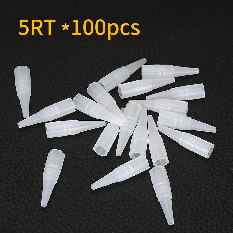 Бесплатная доставка 100 шт. колпачок для татуировочной иглы 5RL игла татуировки munsu 1
