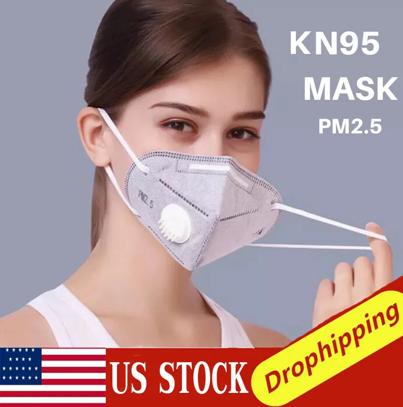 

20/50Pcs Prevent Flu KN95 Face Mask N95 Respirator Mask Dust Formalde Hyde Bad Smell Bacteria Proof Face Mouth Mask Dropshipping