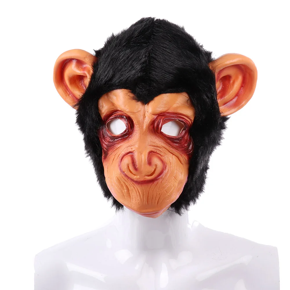 

PTYGO Novelty Latex Horror Halloween Mask Party Orangutan Party Mask Breathable Mask For Holiday Party