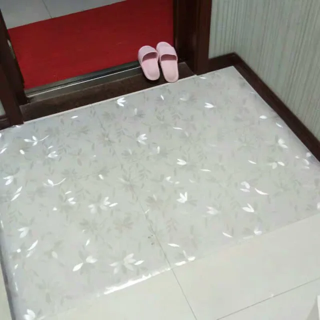Transparent PVC Floor Mat for Wooden Floor Protection - Carpet Rug, Waterproof Chair Floor Mats for Home Kitchen Decor image 6