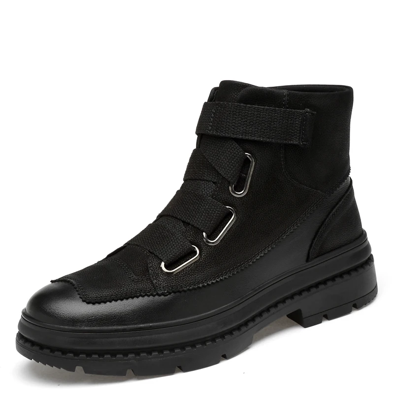 

2019 New Men Boots Winter Outdoor Sneakers Mens Snow Boots keep Warm Plush Boots Plush Ankle Snow Work Casual Shoes