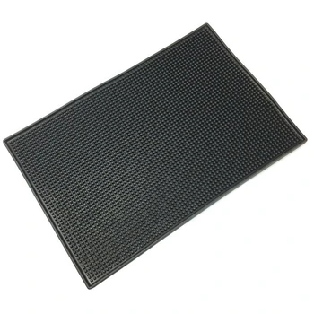 

Rubber Bar Service Spill Mat PVC Pad Coaster Placemat Rectangle Beer Whiskey Waterproof Bar Accessories