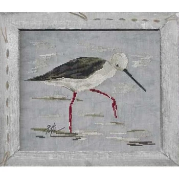 

14/11/18/22/16/28/25ct Cross Stitch Kit Echasse Blanche White Stilt Seagull Mouette Sea Bird in the Beach Cormorant Birds