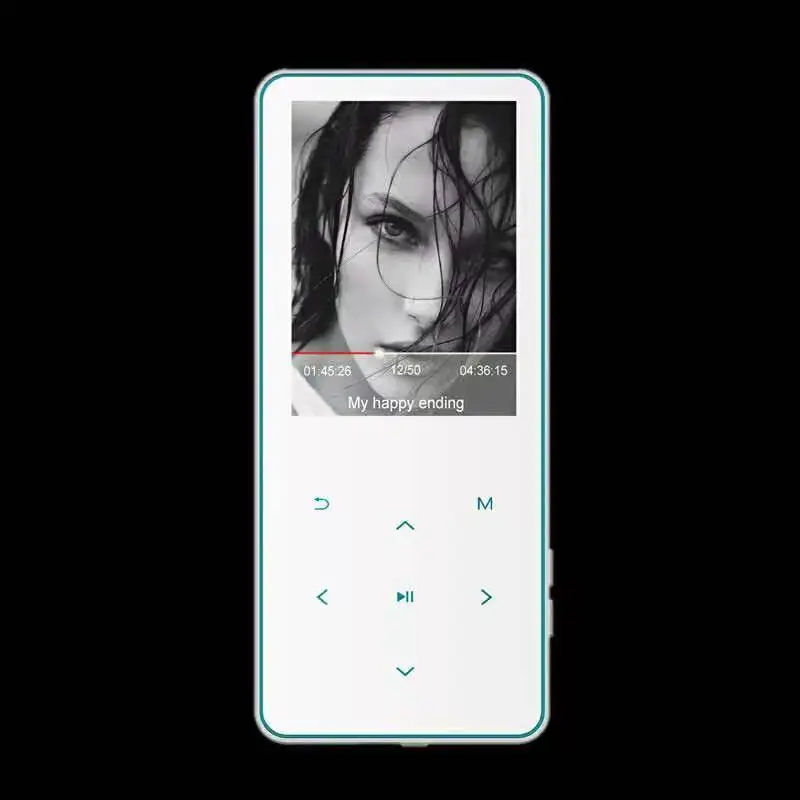 White Портативный Bluetooth MP3 2,4 дюймов 2.5D сенсорный экран 8 Гб 16 Гб памяти APE FLAC WAV электронная книга Loseless Музыка Видео MP 4 музыкальный плеер - Цвет: White