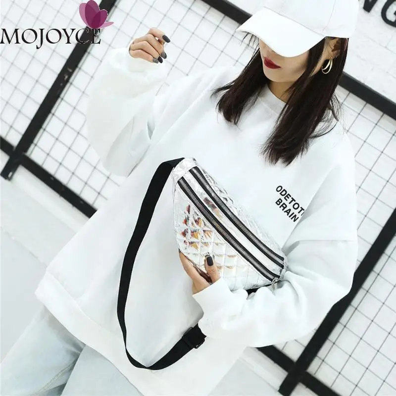 MOJOYCE, новая модная сумка на плечо, поясная сумка, Женский однотонный хлопковый ремень на молнии, дорожные нагрудные сумки