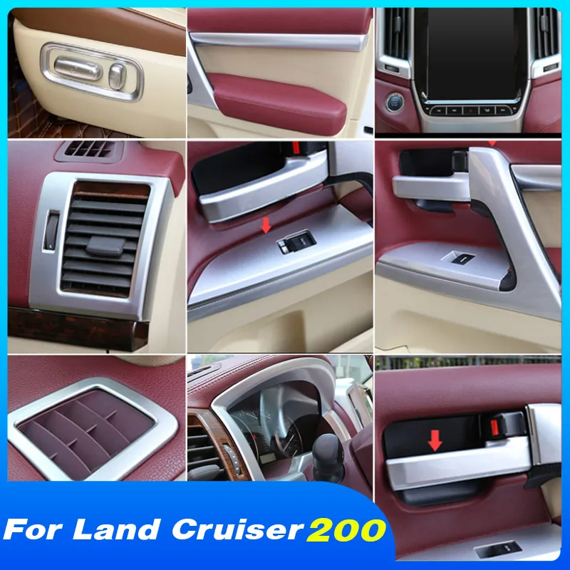 

Полный комплект модификационных наклеек для автомобиля, автомобильные аксессуары, крышка, украшение интерьера, Стайлинг, деталь для Toyota Land Cruiser 200 2020-2018