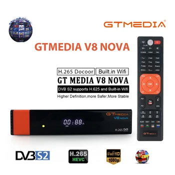 

Free Satellite decoder GTmedia V8 nova/honor Built in wifi H.265 1080P Same as GTmedia V9 Super new gtmedia V8 X