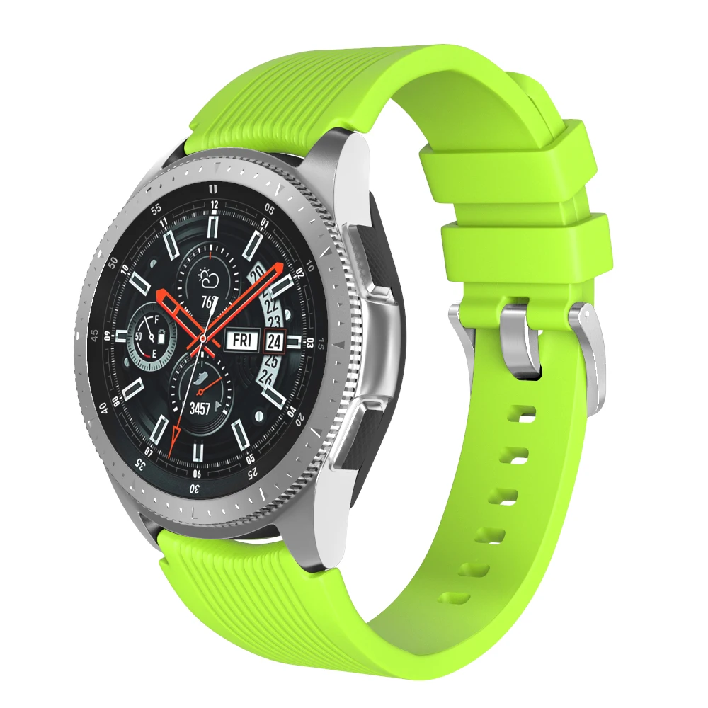 20 мм 22 мм ширина силиконовый ремешок для samsung Galaxy Watch 42 мм 46 мм ремешок для samsung gear Sport/S2 классический SM-R7320 ремешок