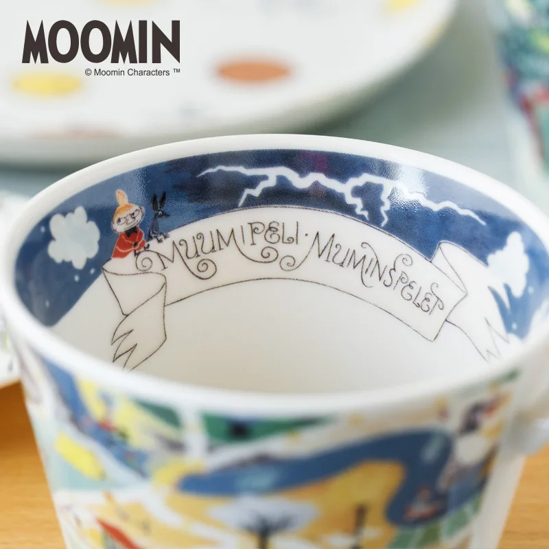 Скандинавский стиль мультяшная чашка кофе Moomin керамический стакан для молока стекло детский любимый подарок милая чашка