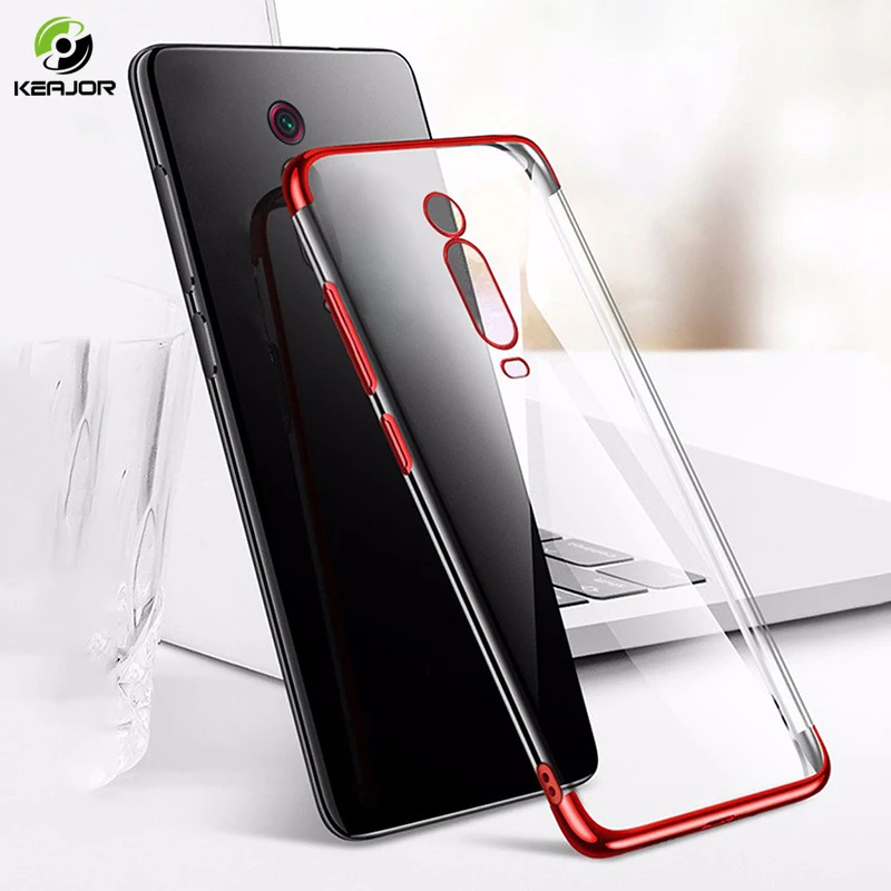 

Case For Xiaomi Mi 9t Pro Case Clear Plating Bumper Fundas Soft TPU Silicone Back Cover For Xiaomi Redmi K20 Pro Mi9t Case Cover