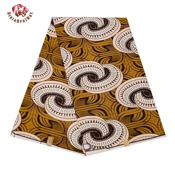 

Africa Ankara Polyester Fabric Printed Cloth Sewing Quilting Fabrics for Patchwork Needlework DIY Handmade Accessories FP6293