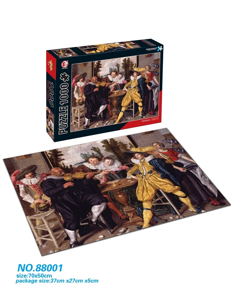 Hipac 1000 шт головоломки для сборки взрослых пазл игрушки детей детские развивающие