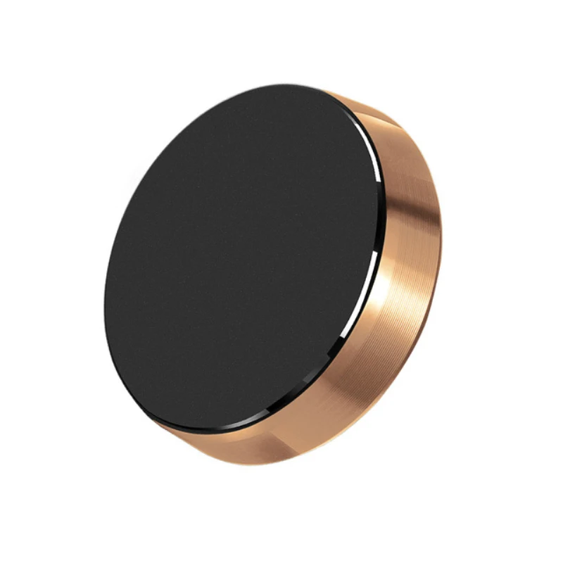 02 round gold Универсальная Магнитная Настенная Наклейка для IPhone, магнитный держатель для мобильного телефона, автомобильный держатель для приборной панели, держатель для мобильного телефона, подставка - Цвет: 02 round gold