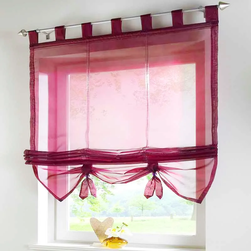 Фатин в римском стиле для гостиной спальни балкона|tulle for living room|short kitchenshort kitchen