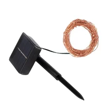 11 м/21 м/31 м/41 м светодиодный уличный солнечный светильник светодиодный s струнные огни сказочная Праздничная Рождественская вечеринка гирлянда Солнечный сад водонепроницаемый свет