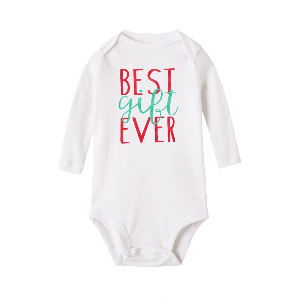 best Baby Bodysuits Christmas Newborn Baby Boys Girls Outfit Romper Long Sleeve Jumpsuit Boys Girls Unisex Holiday Ropa Toddler  Drop Ship best baby bodysuits Baby Rompers