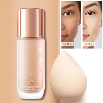 

Natural Mink Holding Makeup Liquid Foundation Long Lasting Waterproof and Sweat-proof Concealer Cream 40ml