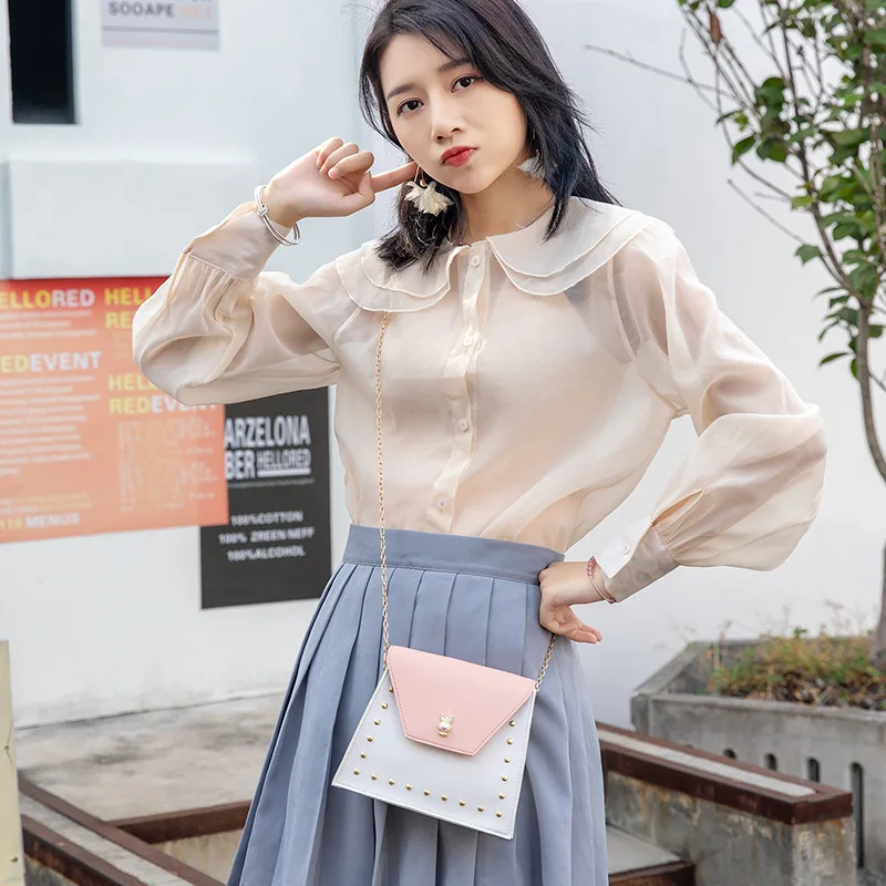 

France Non-mainstream Bag Western Style WOMEN'S Bag New Style 2020 Summer Versatile Shoulder Bag Fashion Textured Shoulder Bag w