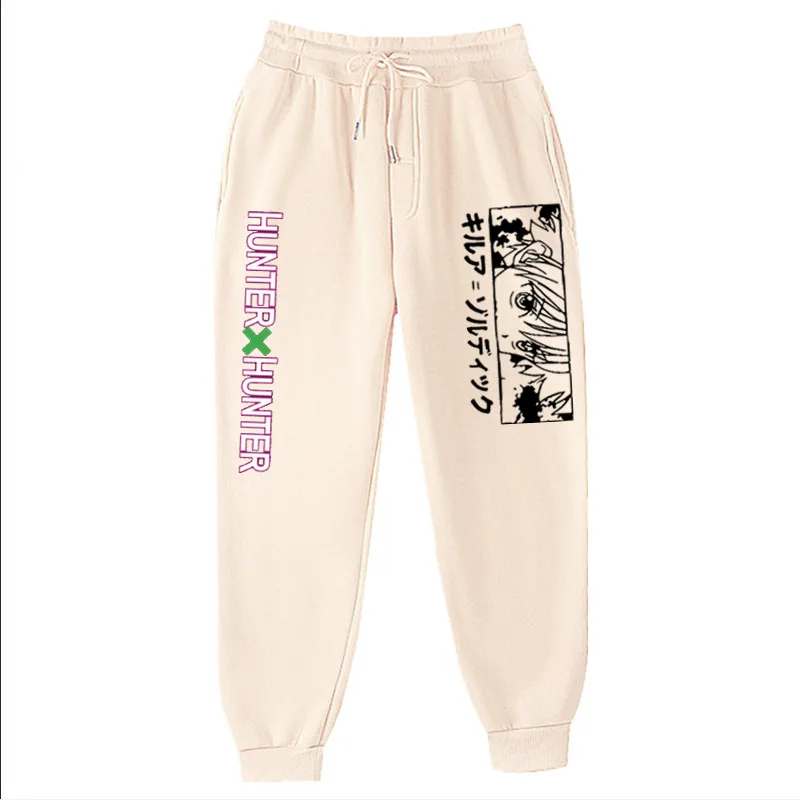 old navy sweatpants Japan Anime Hunter x Hunter Print pants Men's Sweatpants Joggers Lounge Pants Pockets Outdoor Hiking Running Trousers SweatpantS mens jogging bottoms